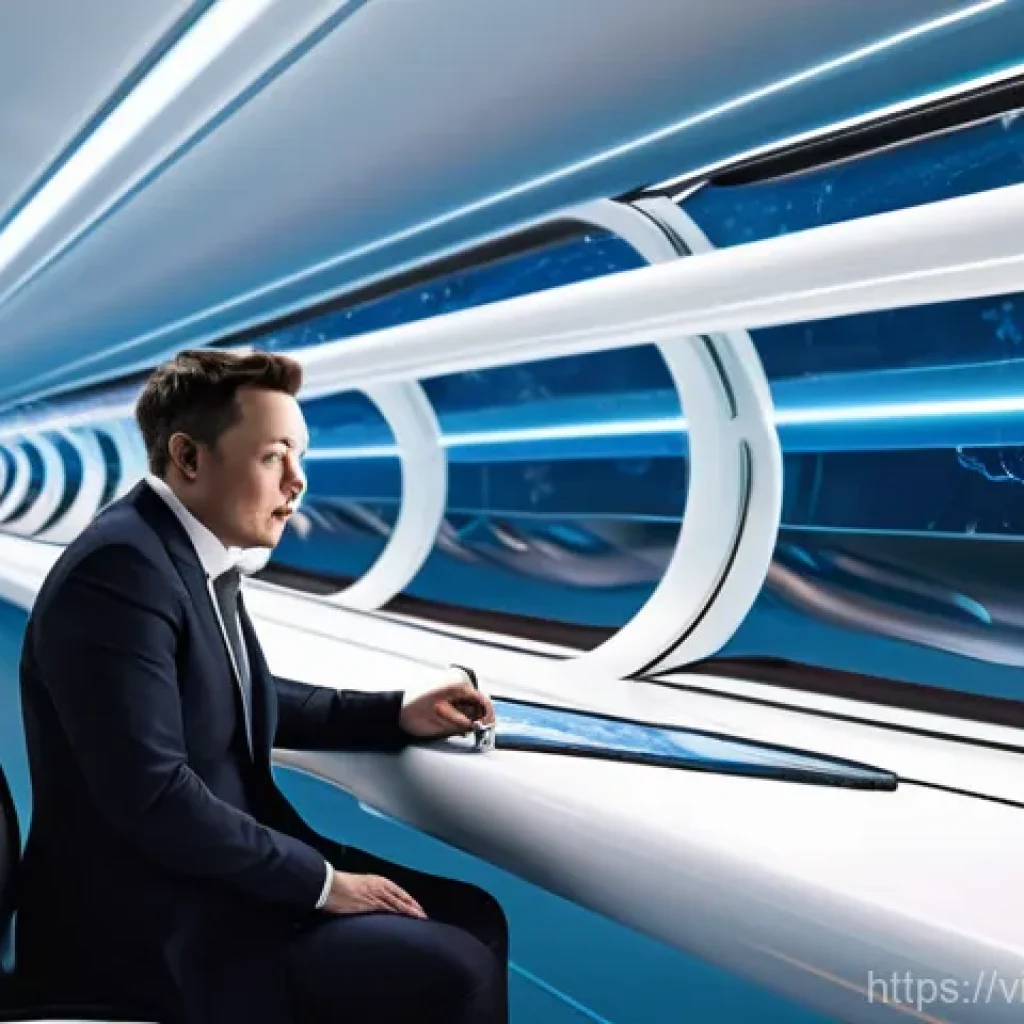 하이퍼루프의 글로벌 도입 사례 연구 - **Prompt 1: The Genesis of Hyperloop**
    "An imaginative, futuristic illustration depicting Elon M...