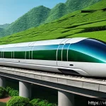 하이퍼루프 교통의 기술적 개선 방향 - A futuristic Hyperloop train made of ultra-lightweight aluminum alloy combined with carbon fiber com...