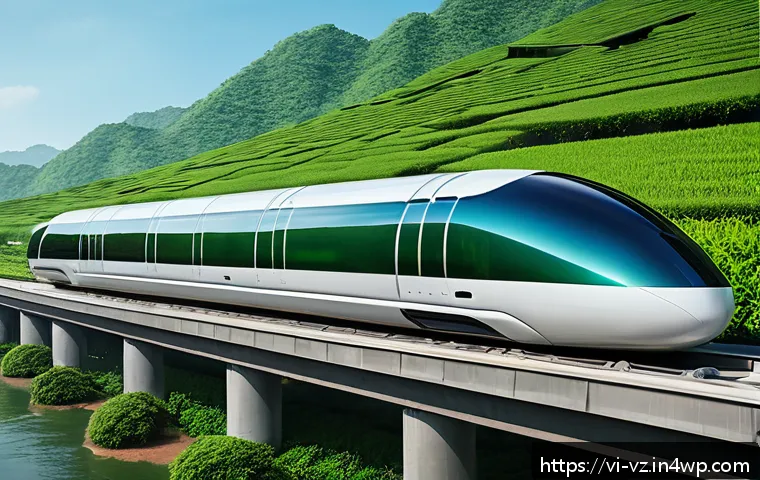 하이퍼루프 교통의 기술적 개선 방향 - A futuristic Hyperloop train made of ultra-lightweight aluminum alloy combined with carbon fiber com...